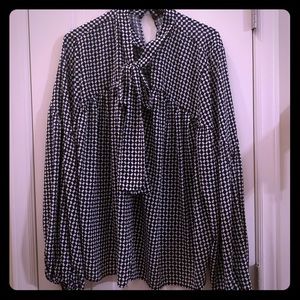 Eloquii Tie-Front Blouse